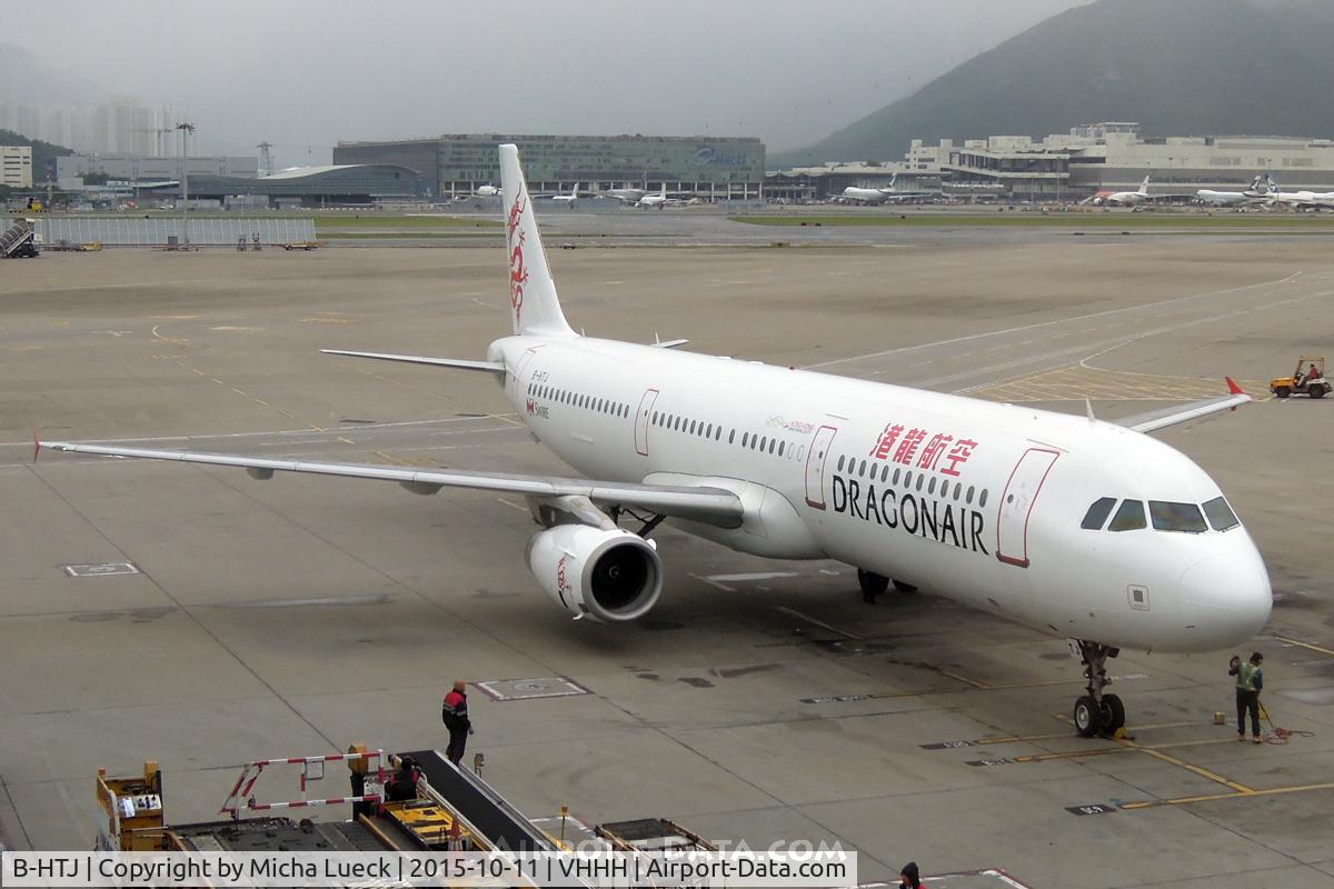 B-HTJ, 2008 Airbus A321-231 C/N 3369, At Hong Kong