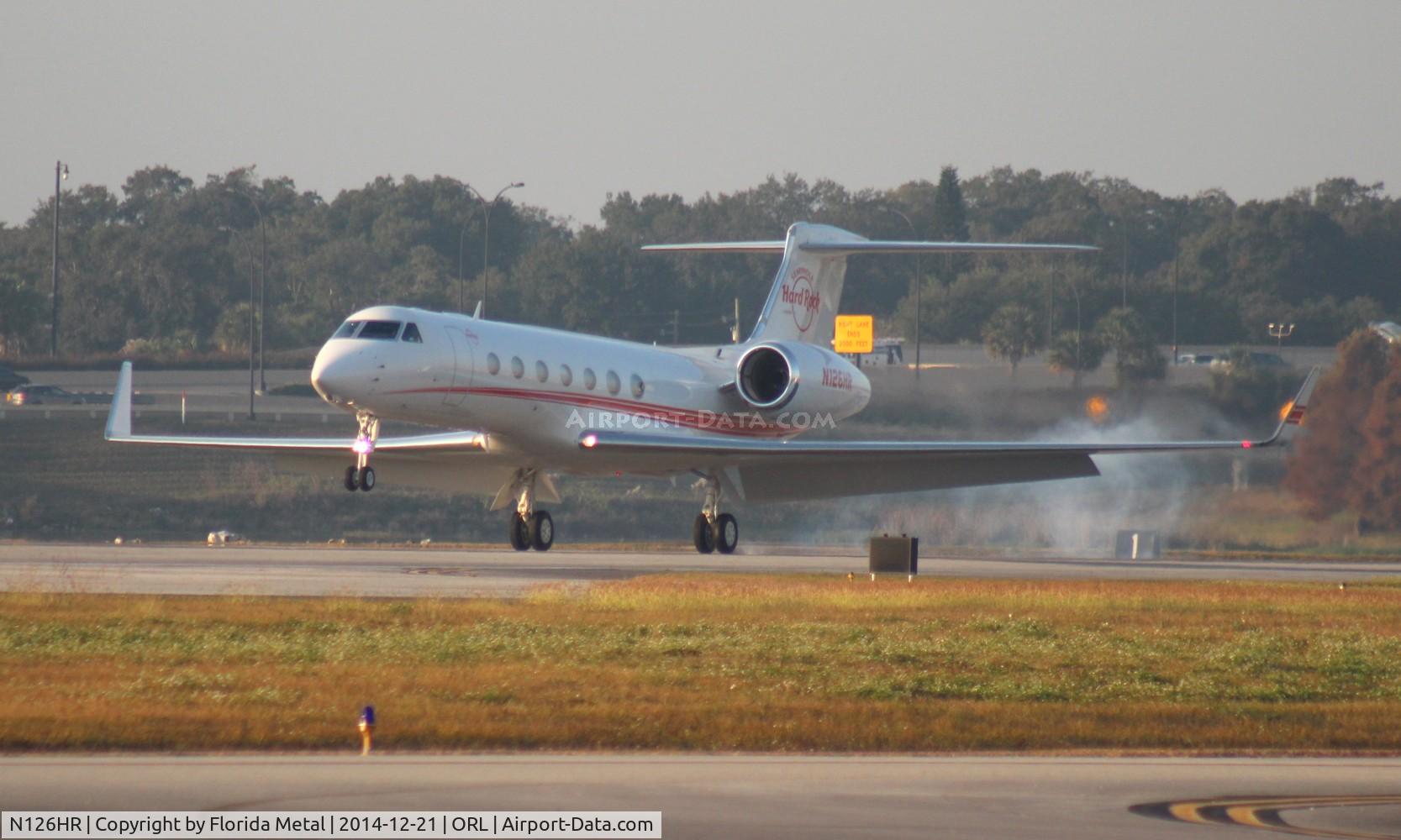 N126HR, 2013 Gulfstream Aerospace GV-SP (G550) C/N 5436, Seminole Hard Rock