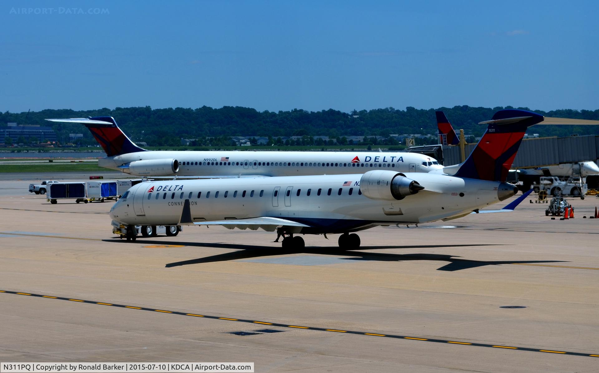 N311PQ, 2014 Bombardier CRJ-900 (CL-600-2D24) C/N 15311, Taxi National