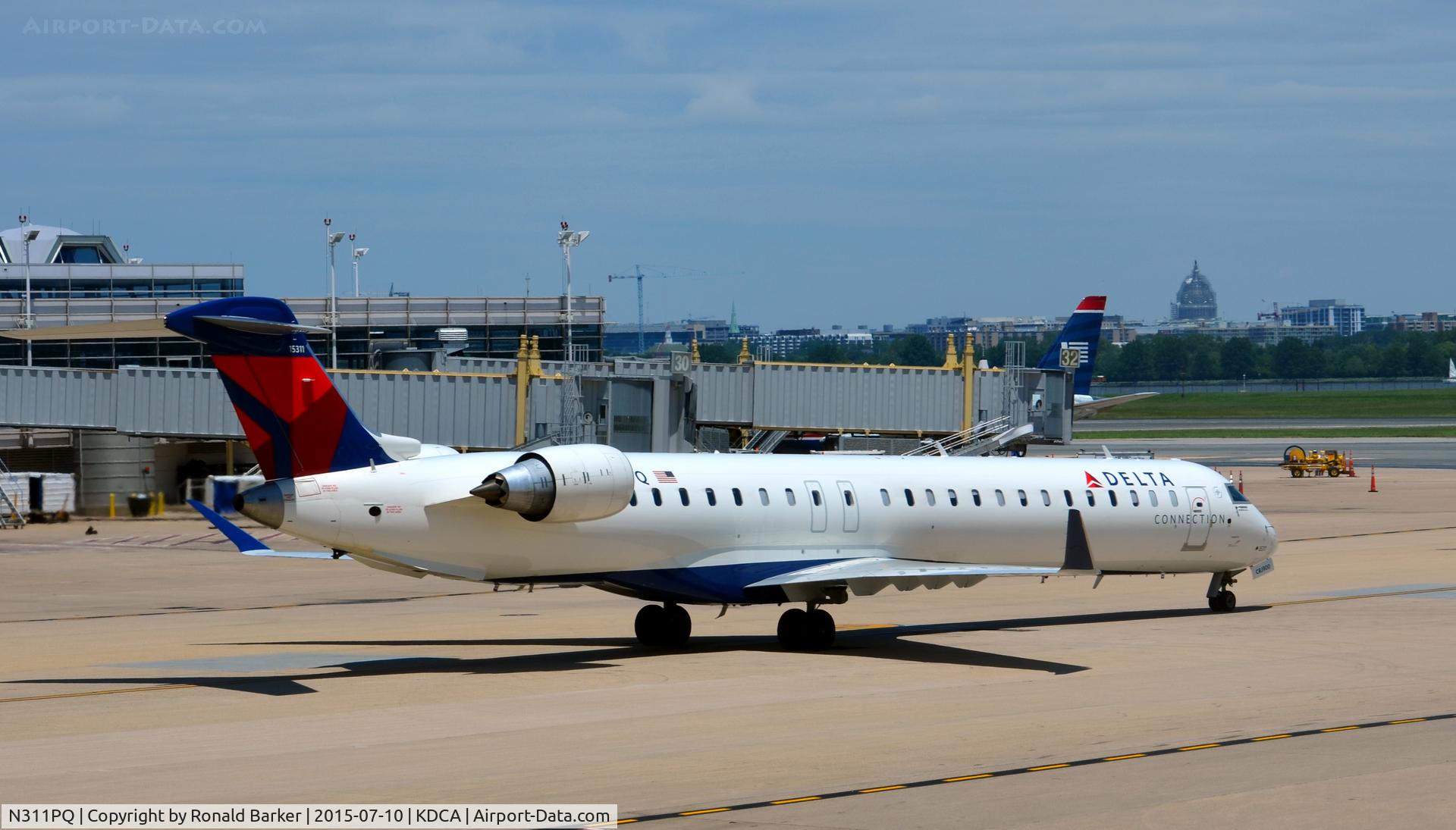 N311PQ, 2014 Bombardier CRJ-900 (CL-600-2D24) C/N 15311, Taxi National