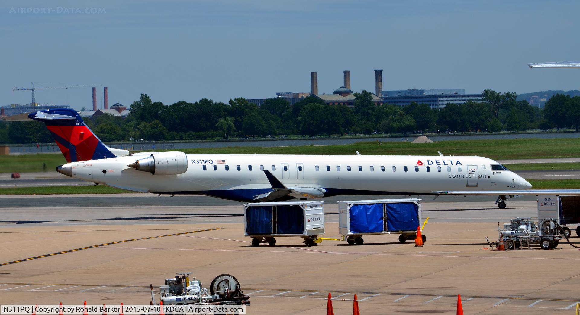 N311PQ, 2014 Bombardier CRJ-900 (CL-600-2D24) C/N 15311, Taxi National