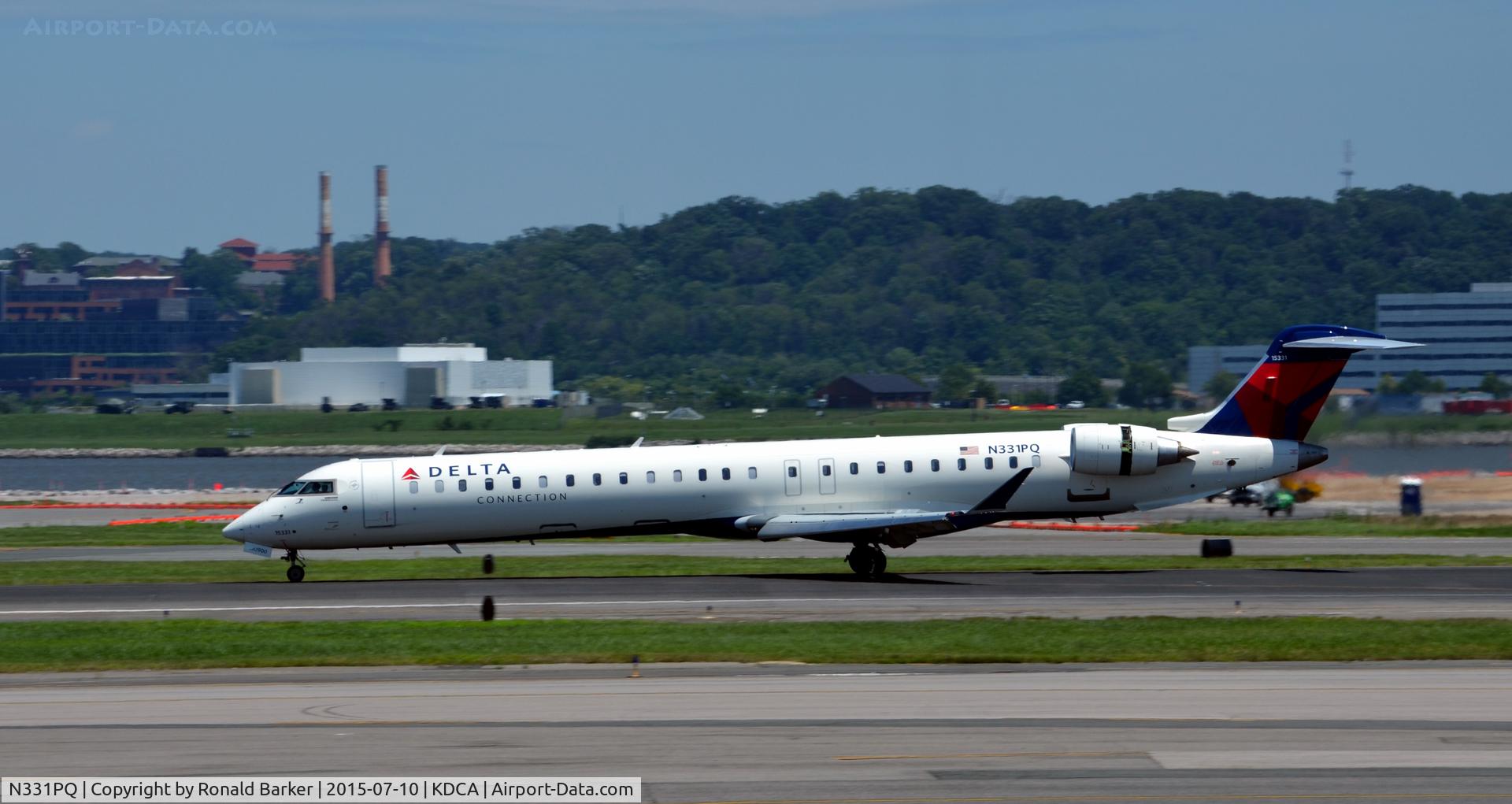 N331PQ, 2014 Bombardier CRJ-900LR (CL-600-2D24) C/N 15331, Landing National