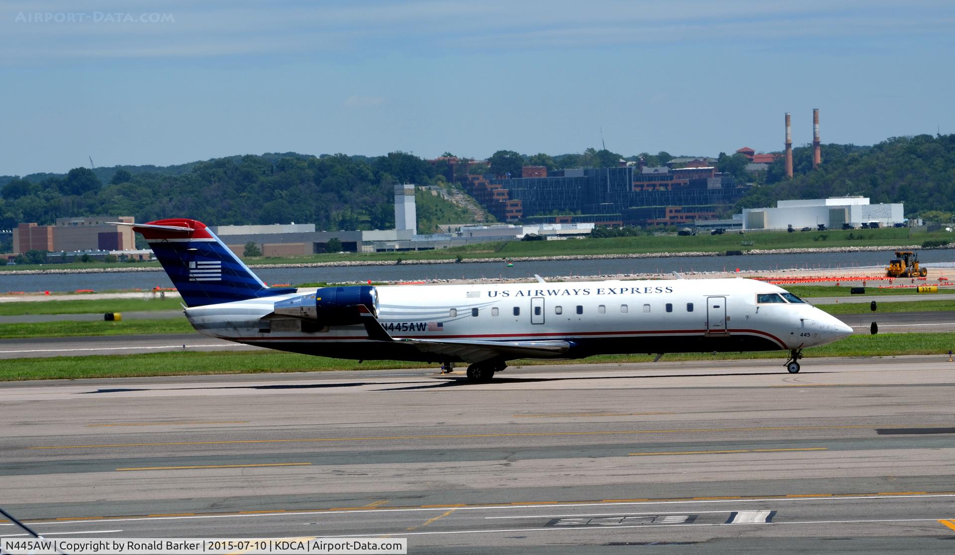 N445AW, 2003 Bombardier CRJ-200LR (CL-600-2B19) C/N 7804, Taxi National