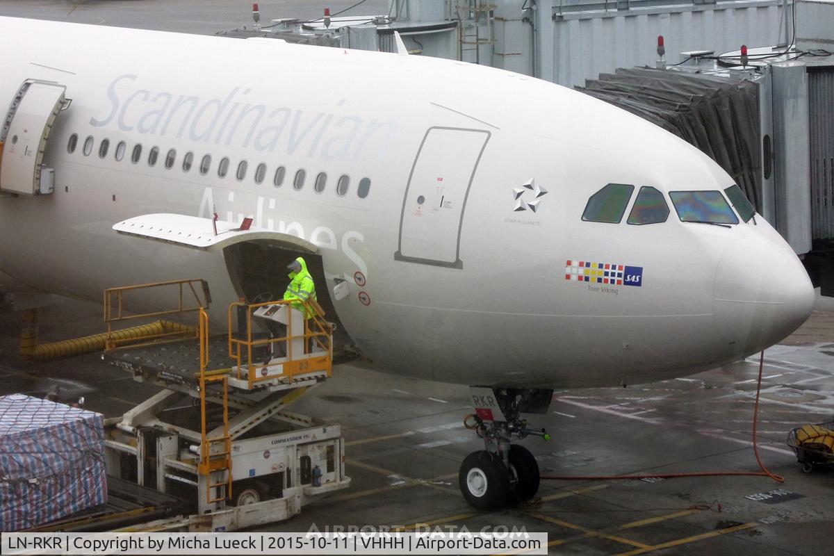 LN-RKR, 2015 Airbus A330-343E C/N 1660, At Hong Kong
