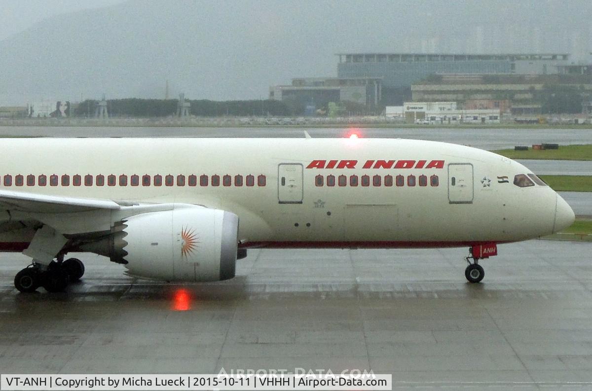VT-ANH, 2012 Boeing 787-8 Dreamliner C/N 36276, At Hong Kong