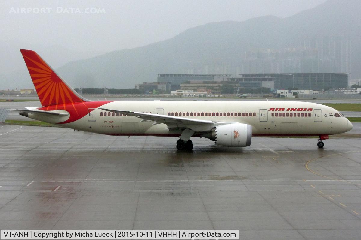 VT-ANH, 2012 Boeing 787-8 Dreamliner C/N 36276, At Hong Kong