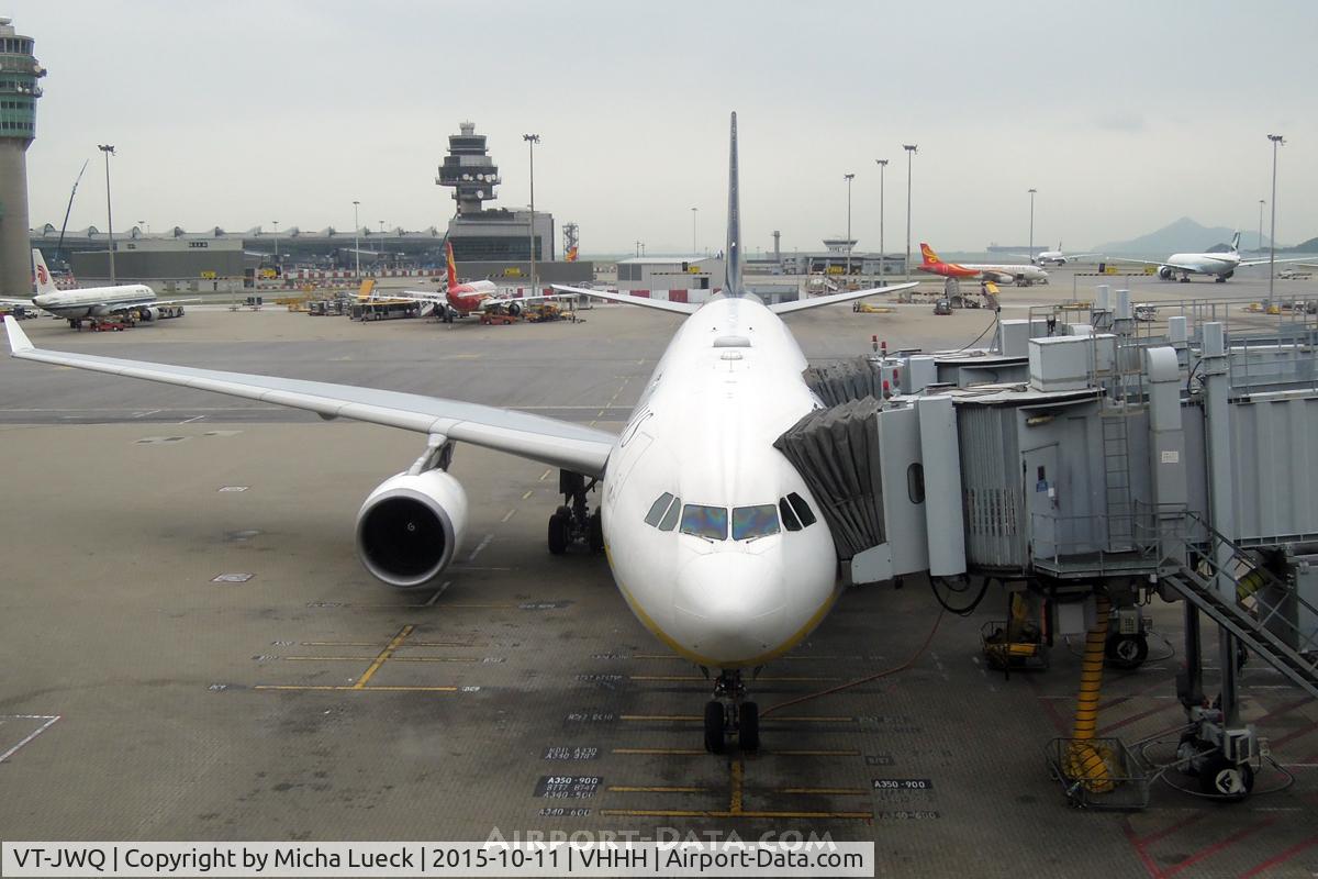 VT-JWQ, 2008 Airbus A330-202 C/N 956, At Hong Kong