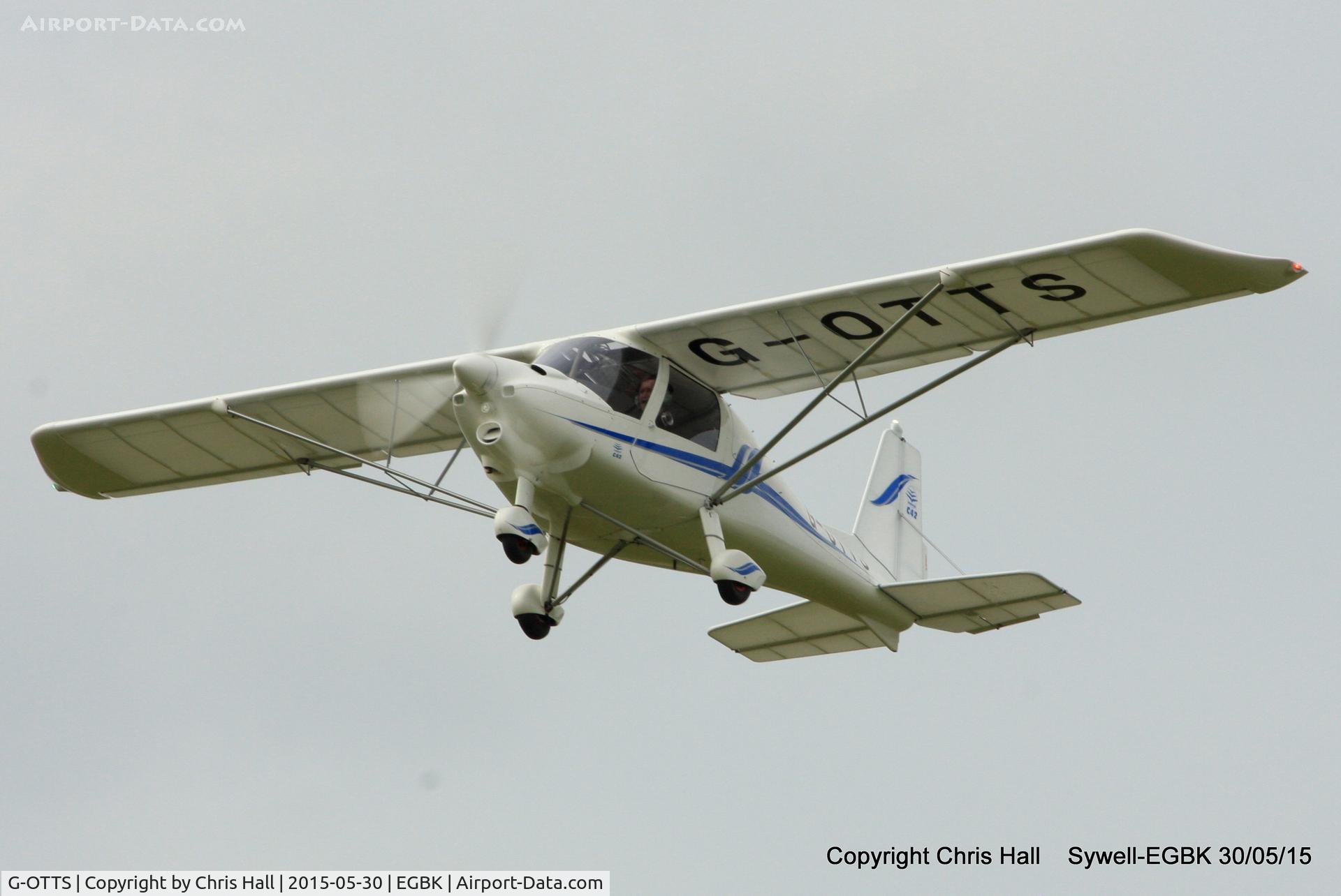 G-OTTS, 2014 Comco Ikarus C42 FB100 Bravo C/N 1407-7346, at Aeroexpo 2015