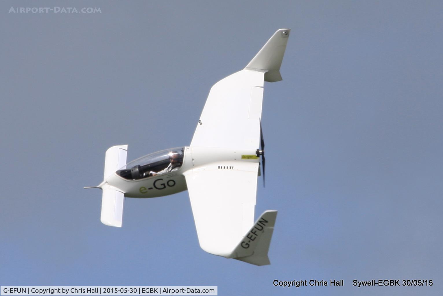 G-EFUN, 2008 e-GO Aeroplanes e-GO C/N SS001, at Aeroexpo 2015