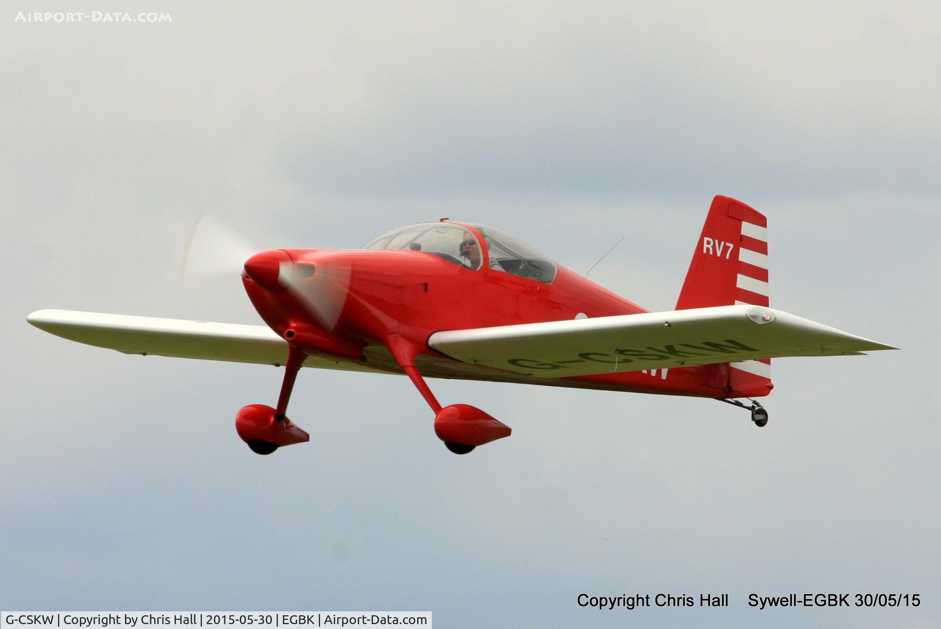 G-CSKW, 2006 Vans RV-7 C/N PFA 323-14045, at Aeroexpo 2015