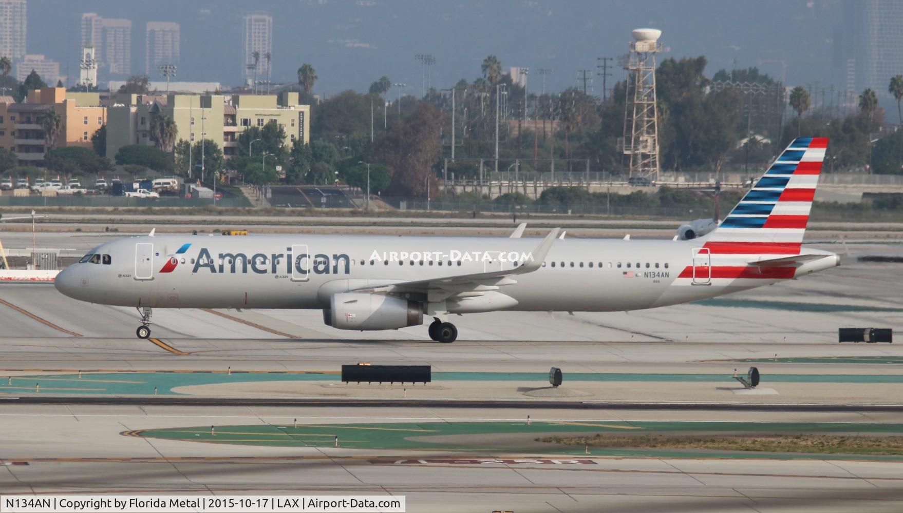 N134AN, 2015 Airbus A321-231 C/N 6495, American