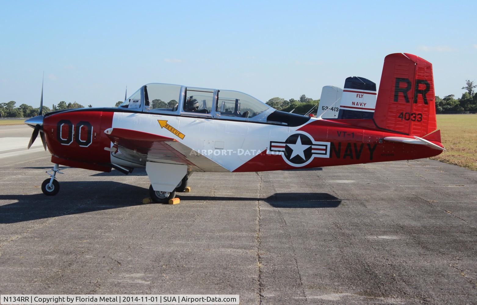 N134RR, 1957 Beech D-45 (T-34B) Mentor C/N BG-340, T-34B