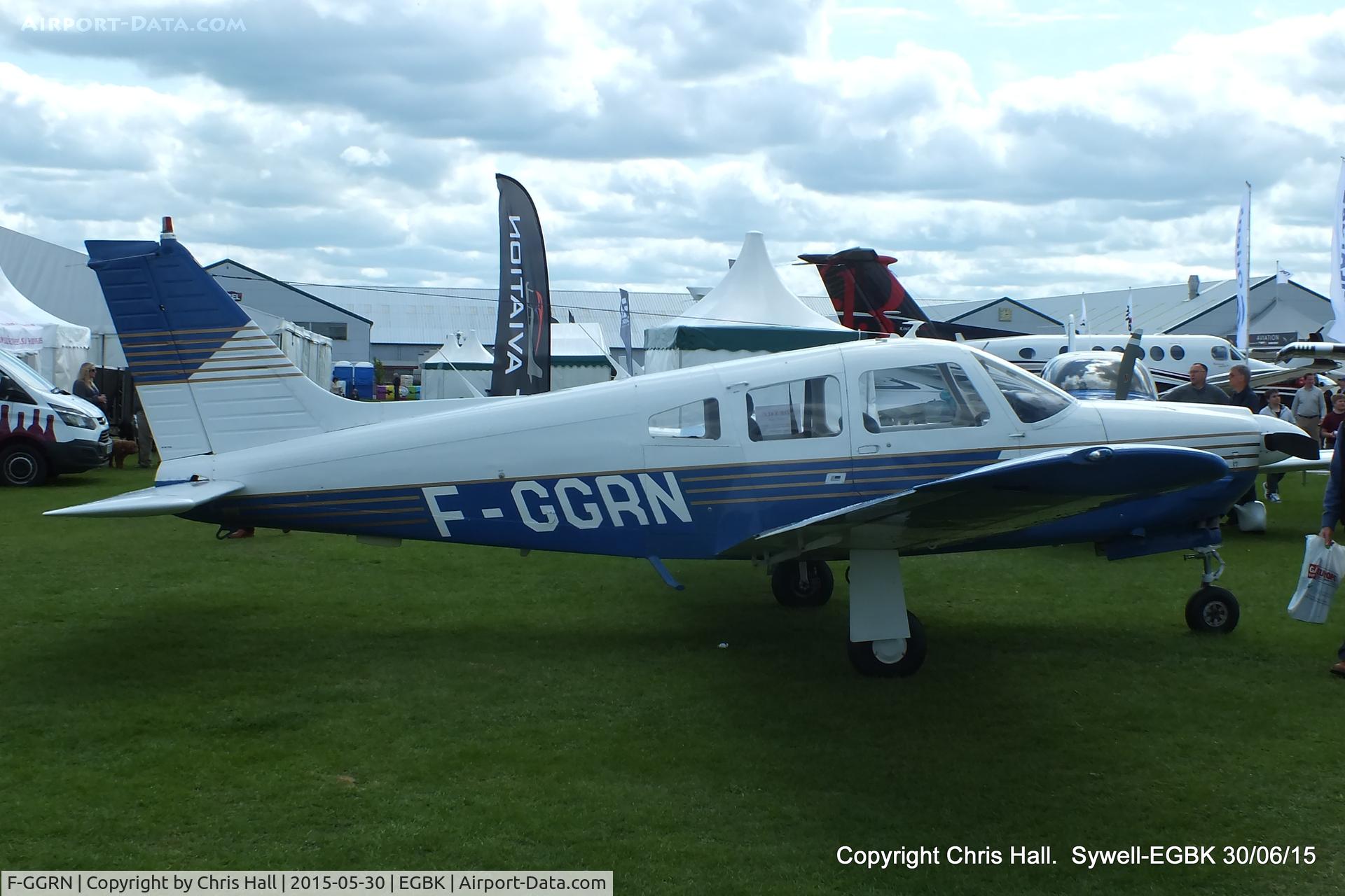 F-GGRN, 1978 Piper PA-28R-201 Cherokee Arrow III C/N 28R-7837283, at Aeroexpo 2015