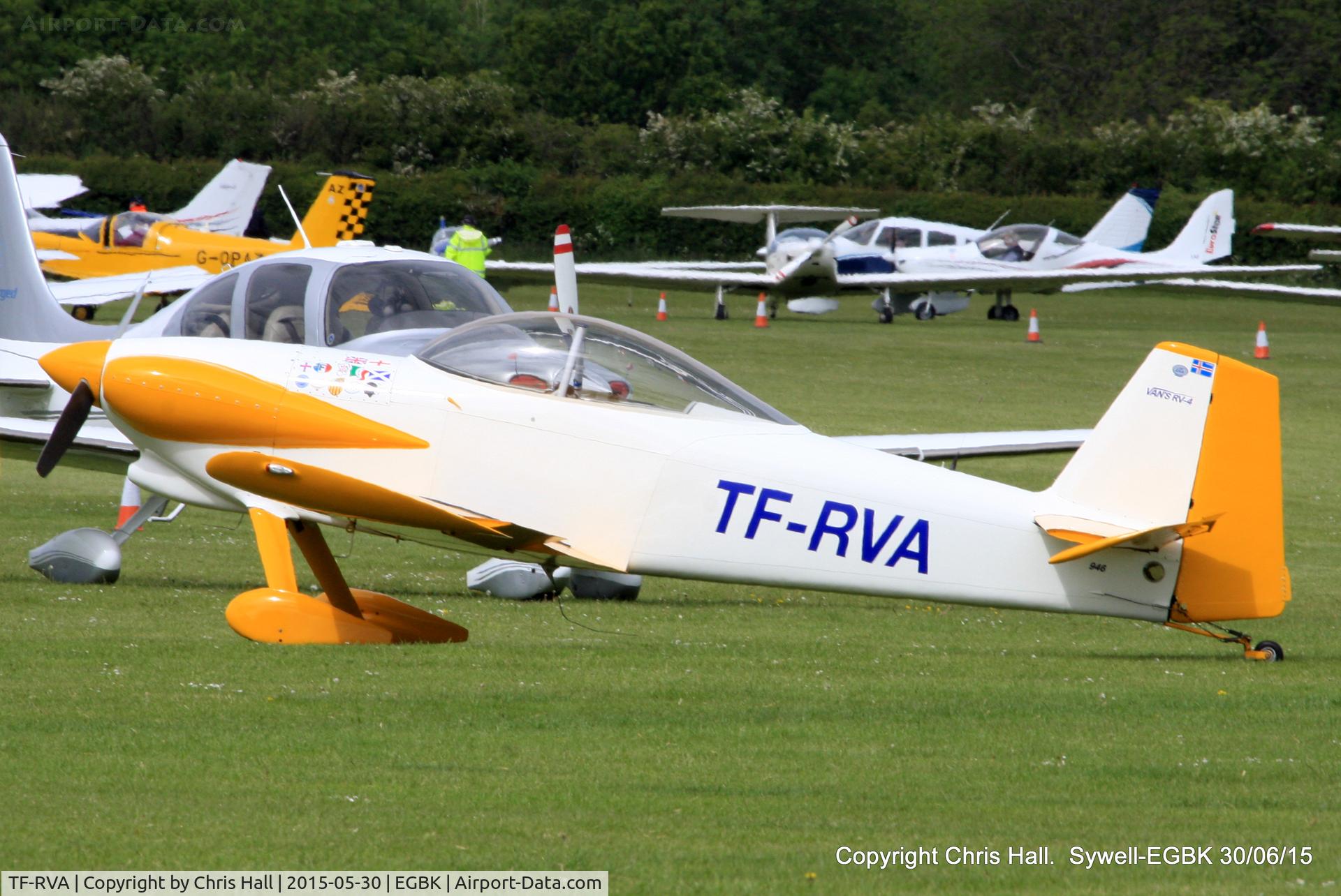 TF-RVA, 2004 Vans RV-4 C/N 2624, at Aeroexpo 2015