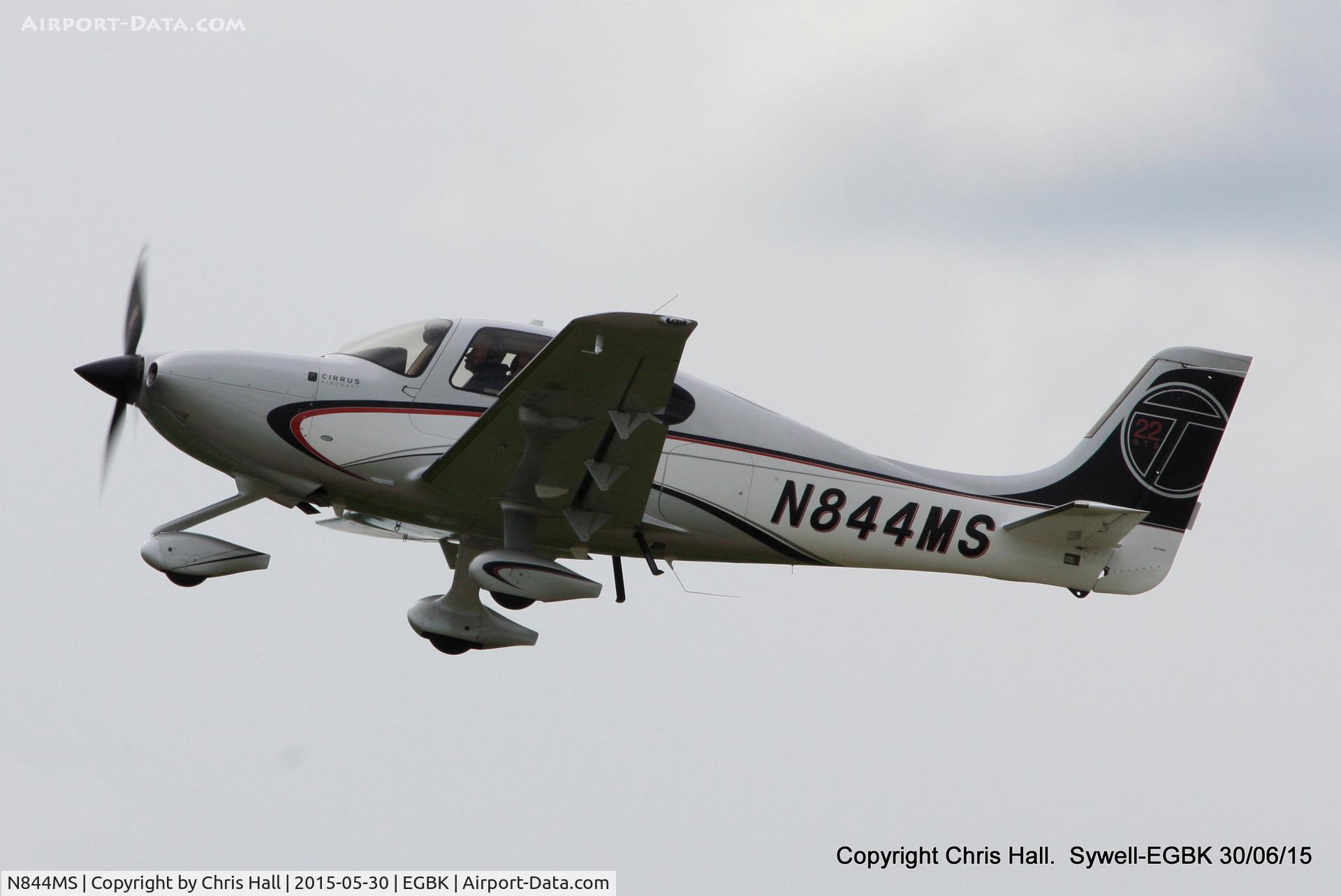 N844MS, 2013 Cirrus SR22T C/N 0630, at Aeroexpo 2015
