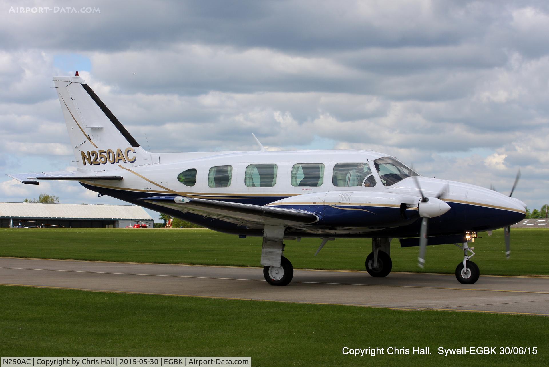 N250AC, Piper PA-31T Cheyenne C/N 31T-7612040, at Aeroexpo 2015