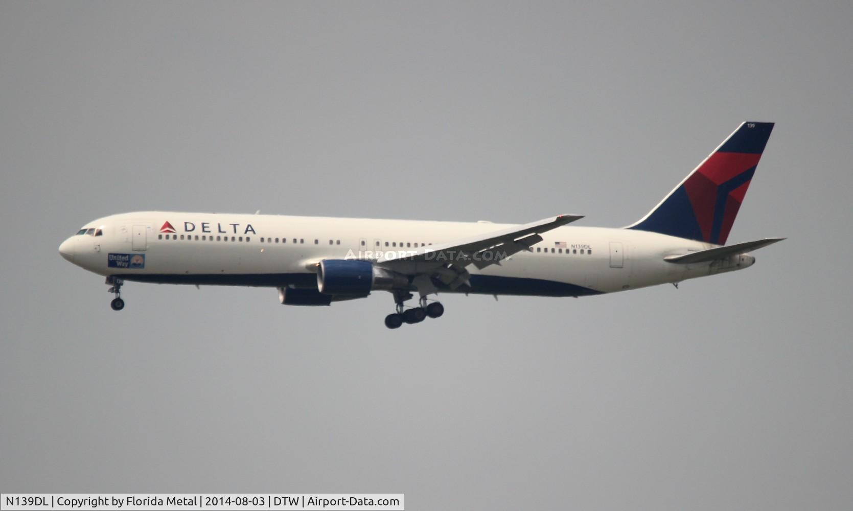 N139DL, 1992 Boeing 767-332 C/N 25984, Delta