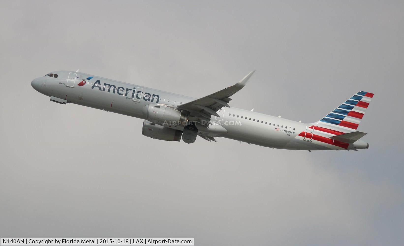 N140AN, 2015 Airbus A321-231 C/N 6667, American