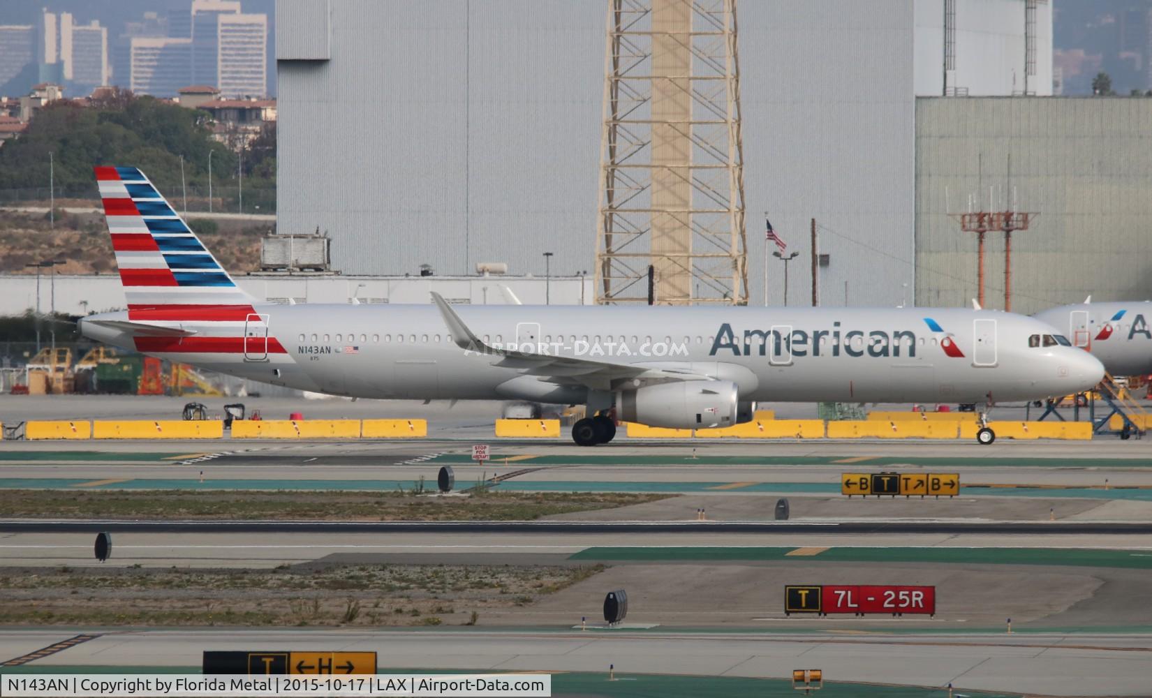 N143AN, 2015 Airbus A321-231 C/N 6745, American