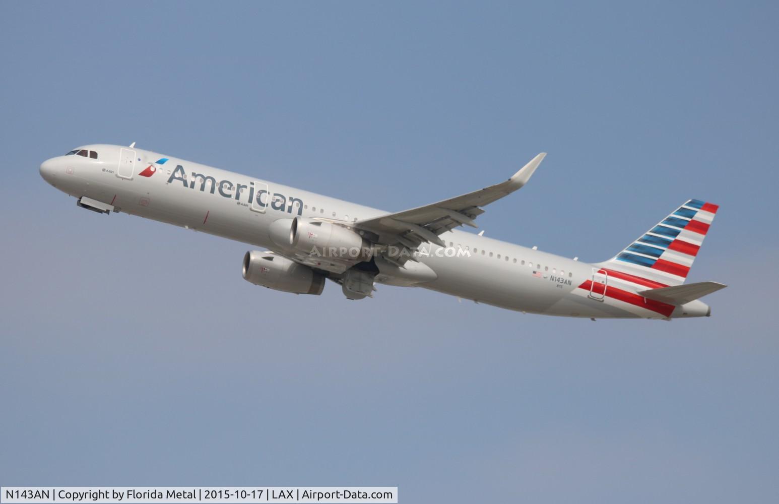 N143AN, 2015 Airbus A321-231 C/N 6745, American