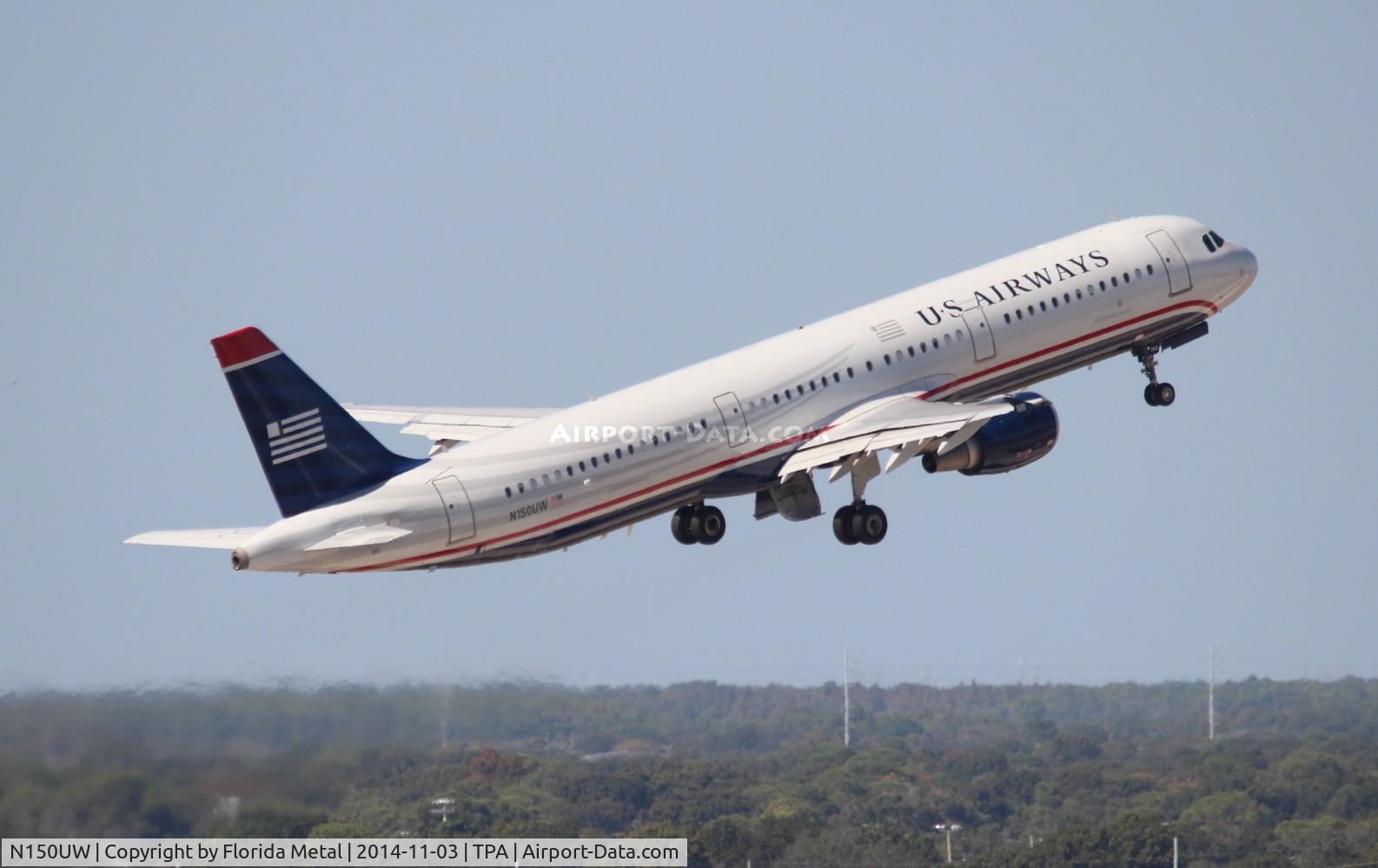 N150UW, 2013 Airbus A321-211 C/N 5504, USAirways A321