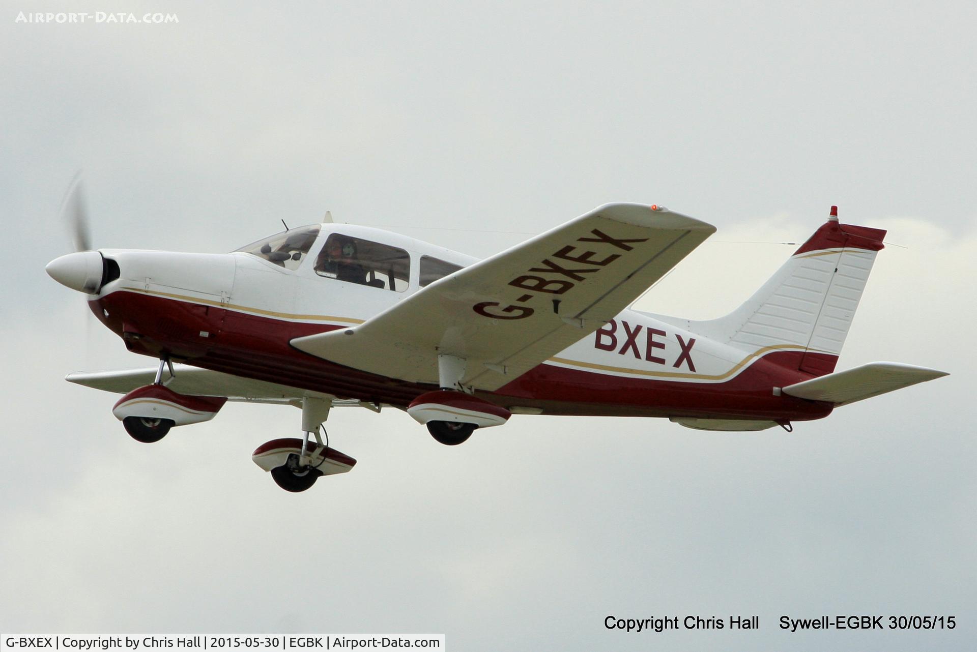G-BXEX, 1977 Piper PA-28-181 Cherokee Archer II C/N 28-7790463, at Aeroexpo 2015
