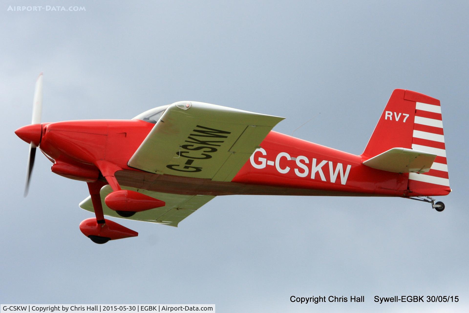 G-CSKW, 2006 Vans RV-7 C/N PFA 323-14045, at Aeroexpo 2015