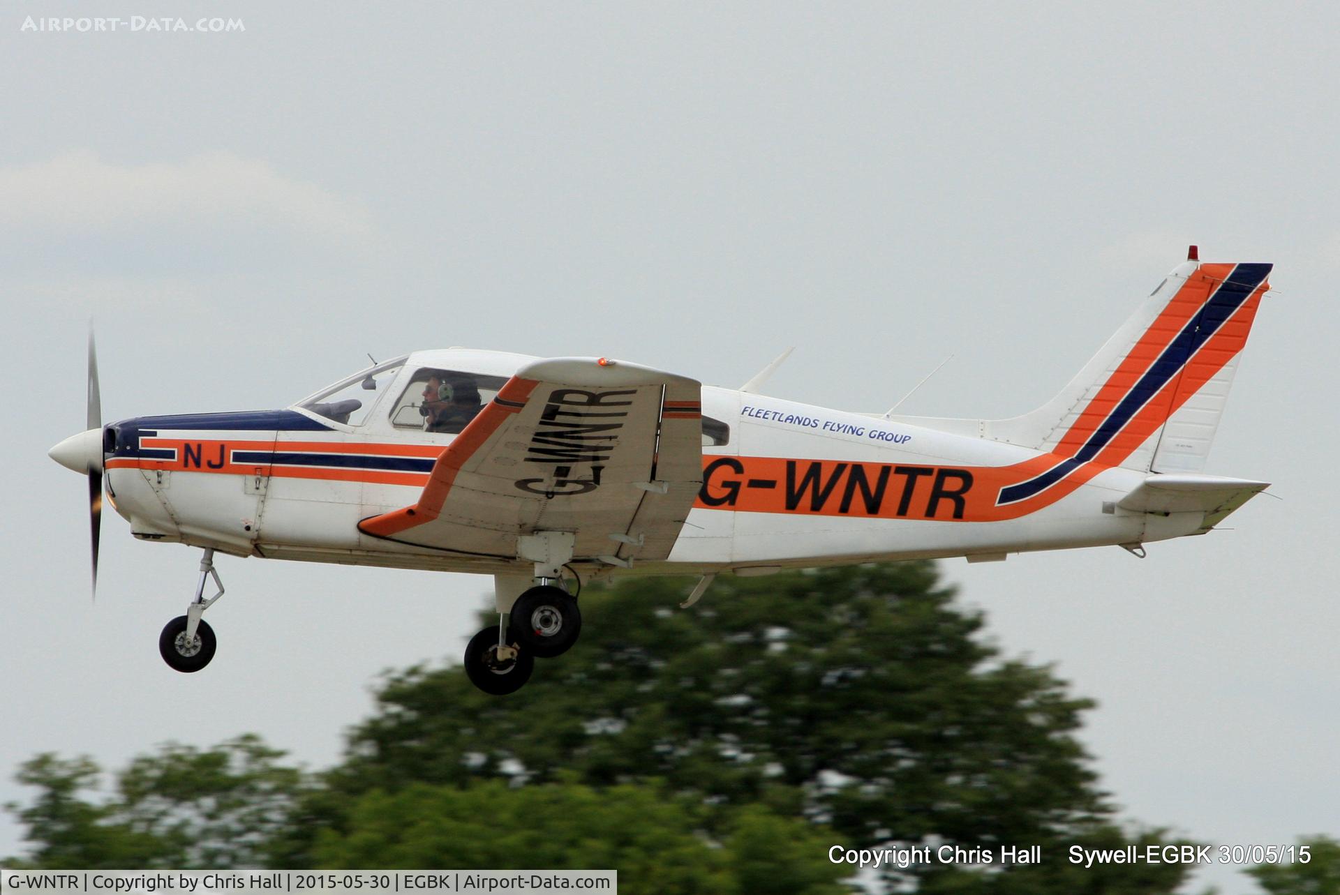 G-WNTR, 1977 Piper PA-28-161 Cherokee Warrior II C/N 28-7816281, at Aeroexpo 2015