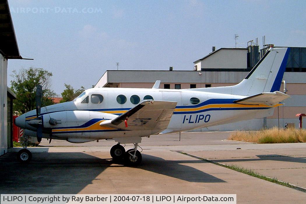 I-LIPO, 1974 Beech C90 King Air C/N LJ-616, Beech C90 King Air [LJ-616] Brescia-Montichiari~I 18/07/2004