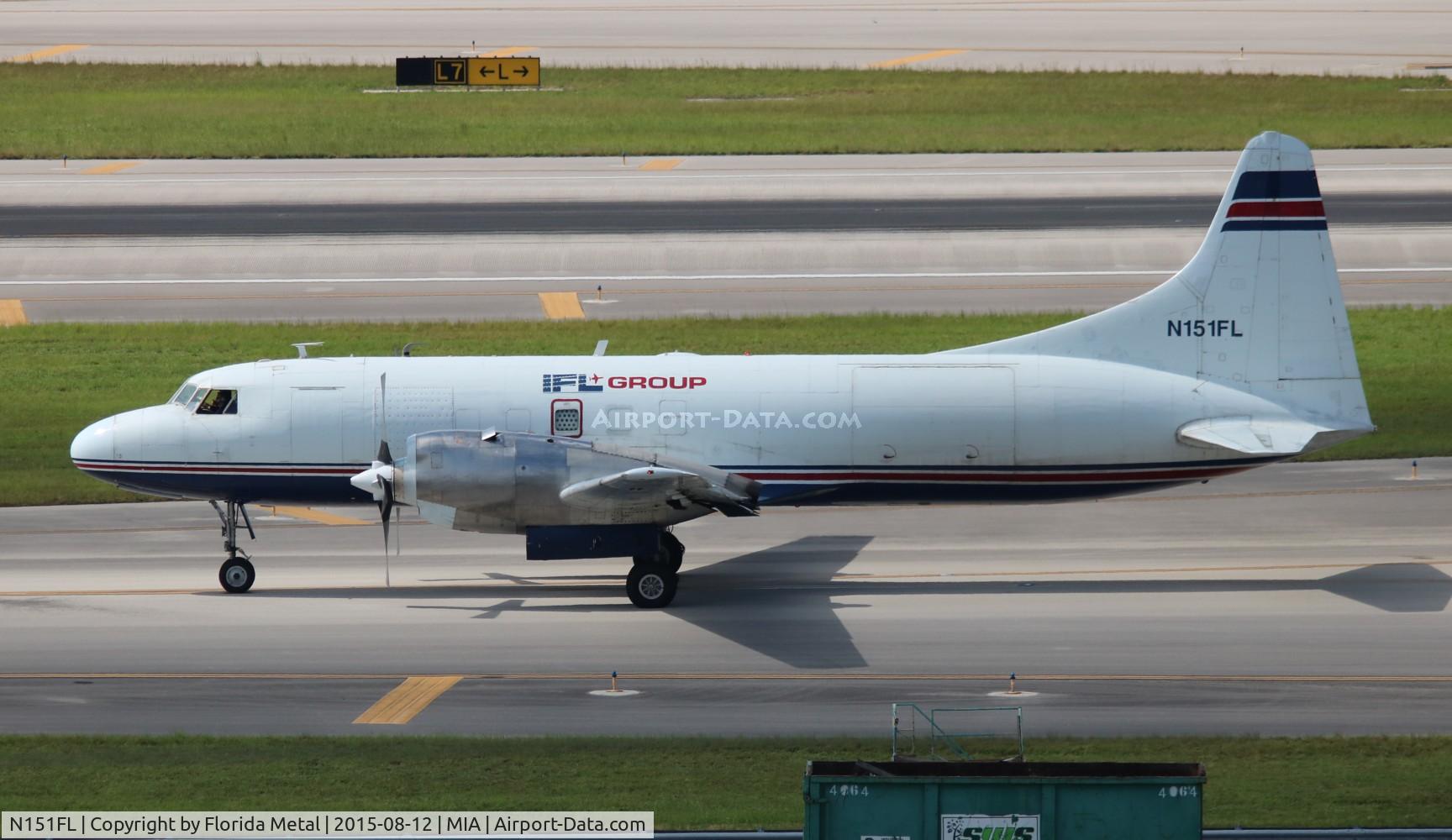 N151FL, 1953 Convair 580 C/N 51, IFL Group Convair 580