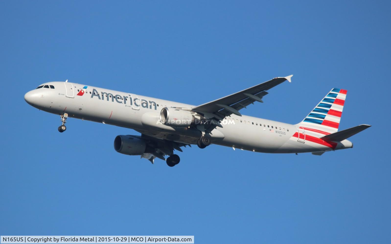 N165US, 2001 Airbus A321-211 C/N 1431, American
