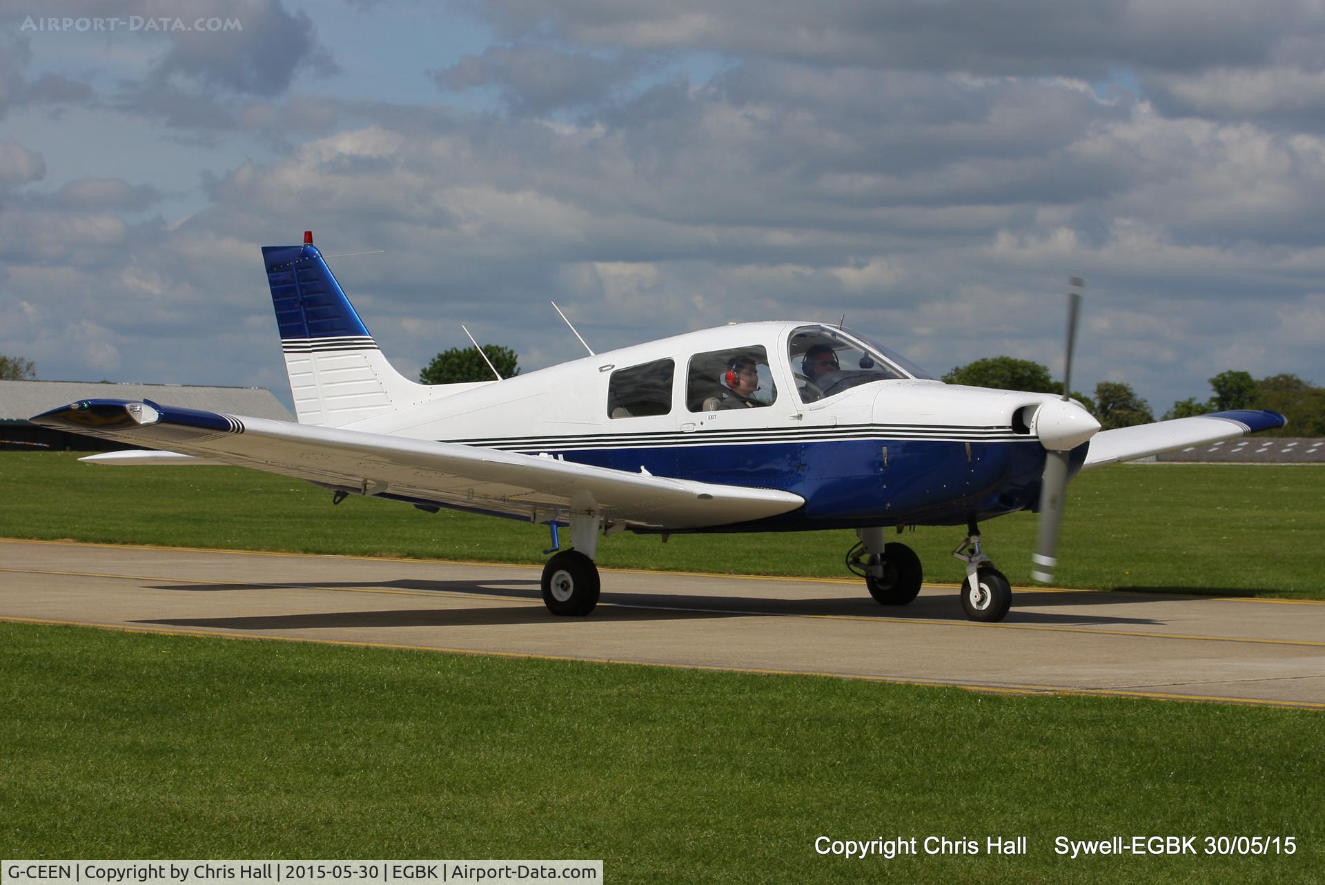 G-CEEN, 1990 Piper PA-28-161 Cadet C/N 2841293, at Aeroexpo 2015