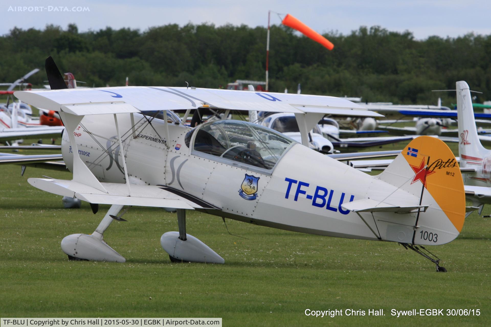 TF-BLU, 2007 Pitts M12 C/N 02, at Aeroexpo 2015