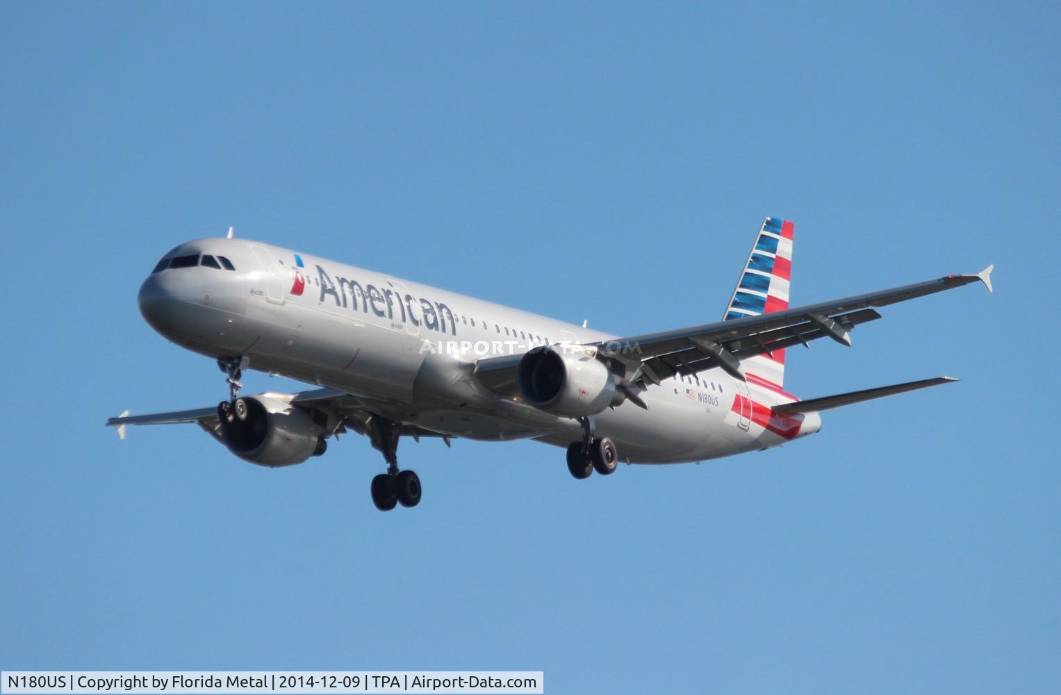 N180US, 2001 Airbus A321-211 C/N 1525, American