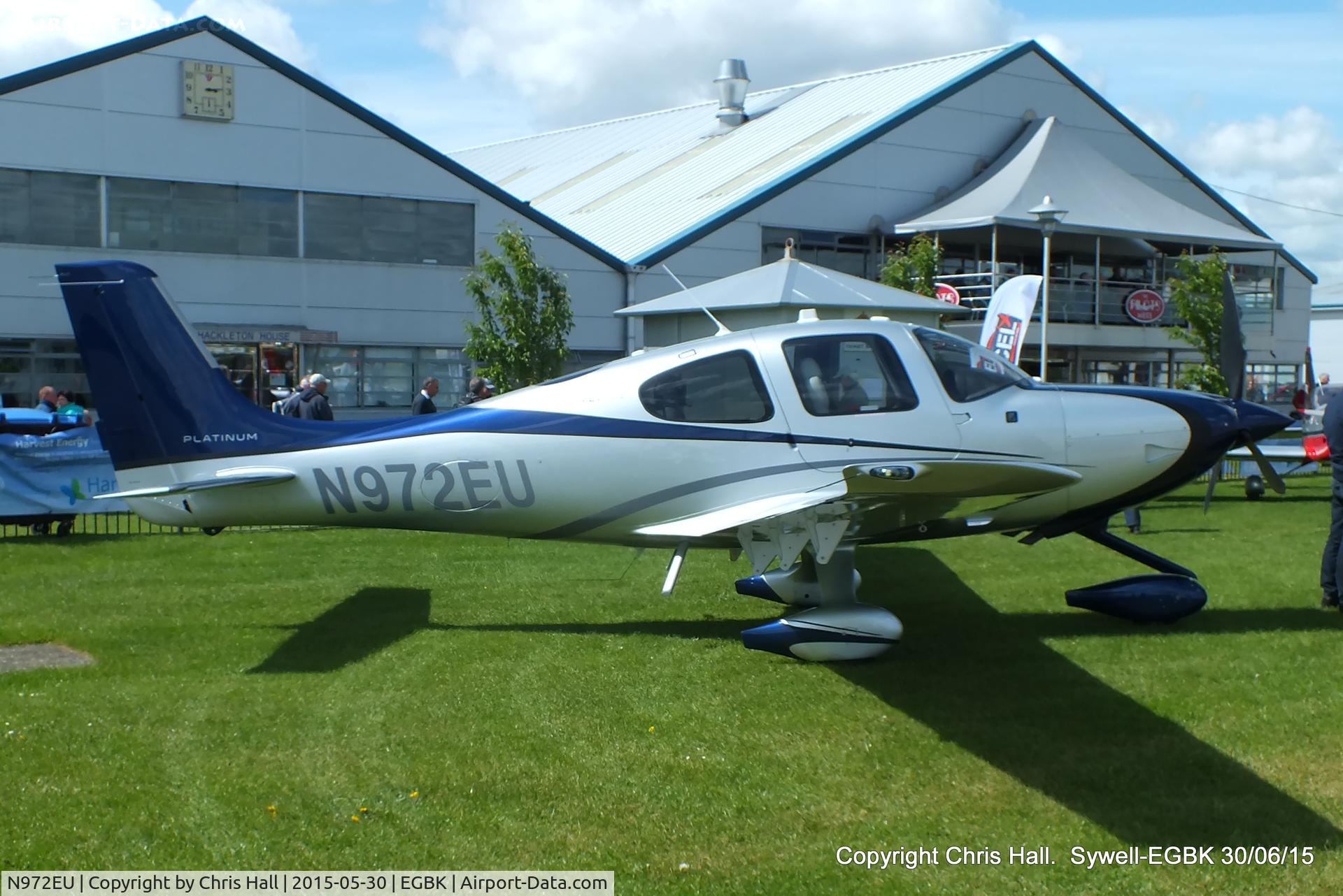 N972EU, 2015 Cirrus SR22T C/N 0972, at Aeroexpo 2015