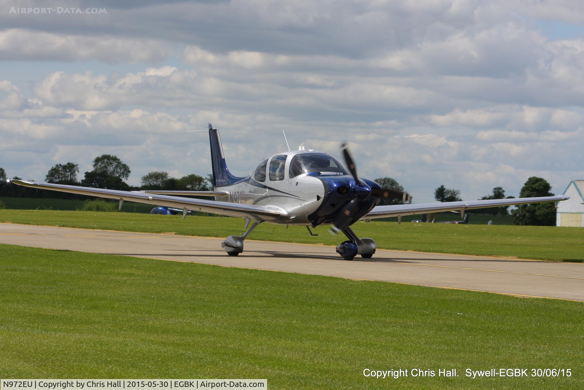 N972EU, 2015 Cirrus SR22T C/N 0972, at Aeroexpo 2015