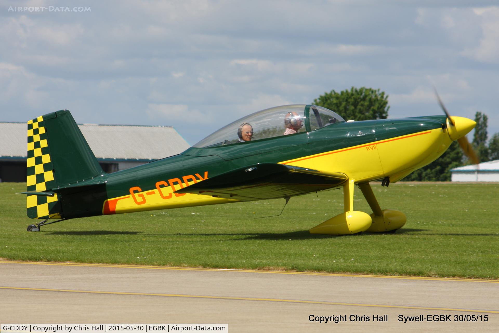 G-CDDY, 2000 Vans RV-8 C/N 80912, at Aeroexpo 2015