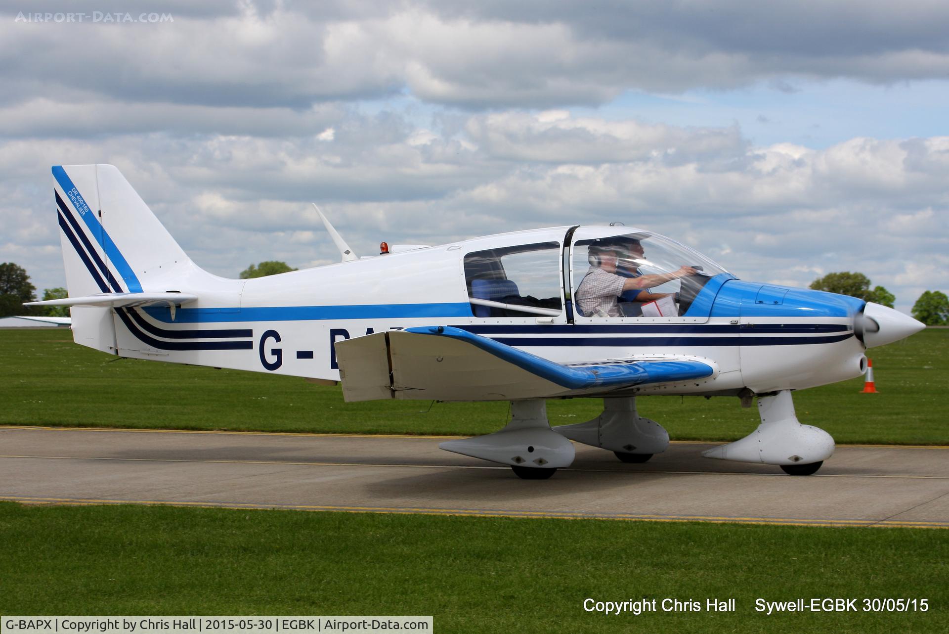 G-BAPX, 1972 Robin DR-400-160 Chevalier C/N 789, at Aeroexpo 2015