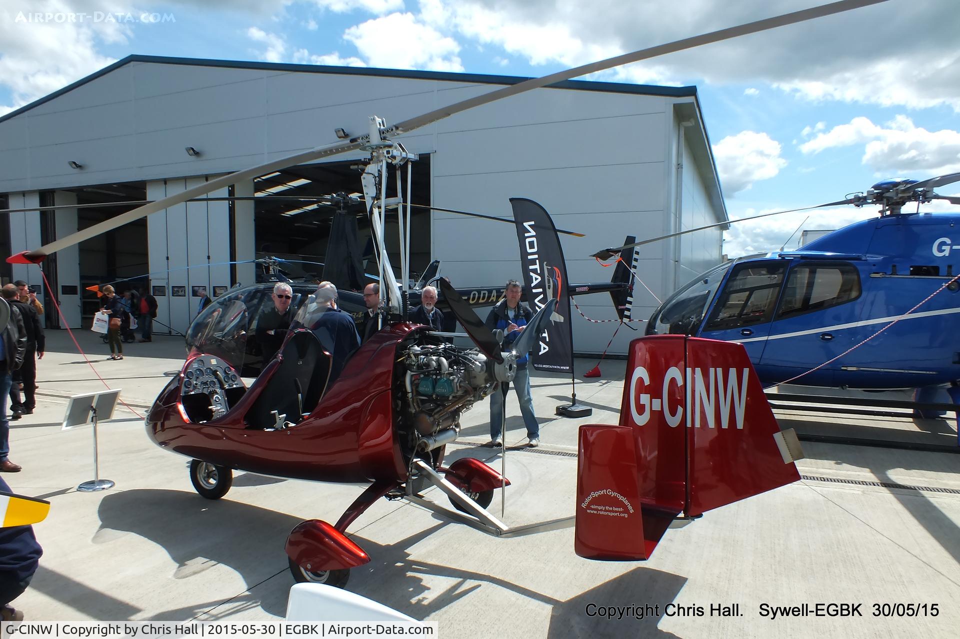 G-CINW, 2010 Rotorsport UK MTOsport C/N RSUK/MTOS/058, at Aeroexpo 2015
