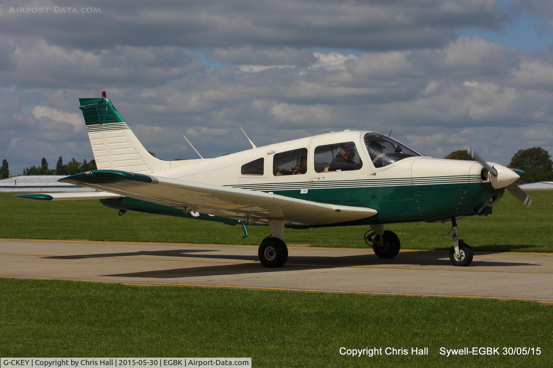 G-CKEY, 1978 Piper PA-28-161 Cherokee Warrior II C/N 28-7916061, at Aeroexpo 2015