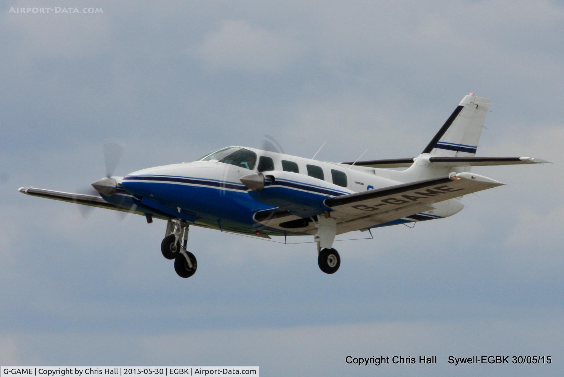G-GAME, 1982 Cessna T303 Crusader C/N T303-00098, at Aeroexpo 2015