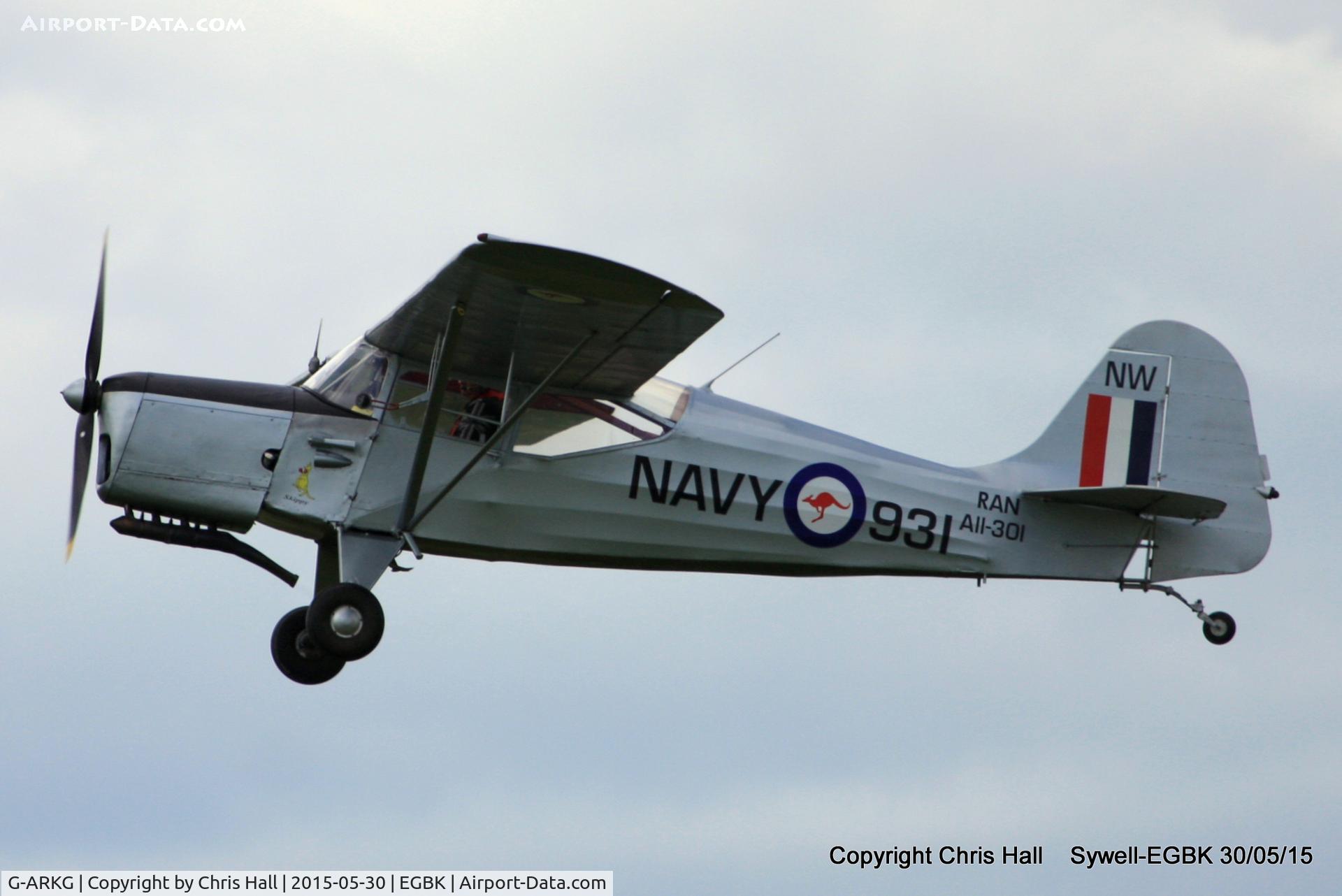 G-ARKG, 1952 Auster J-5G Autocar C/N 3061, at Aeroexpo 2015