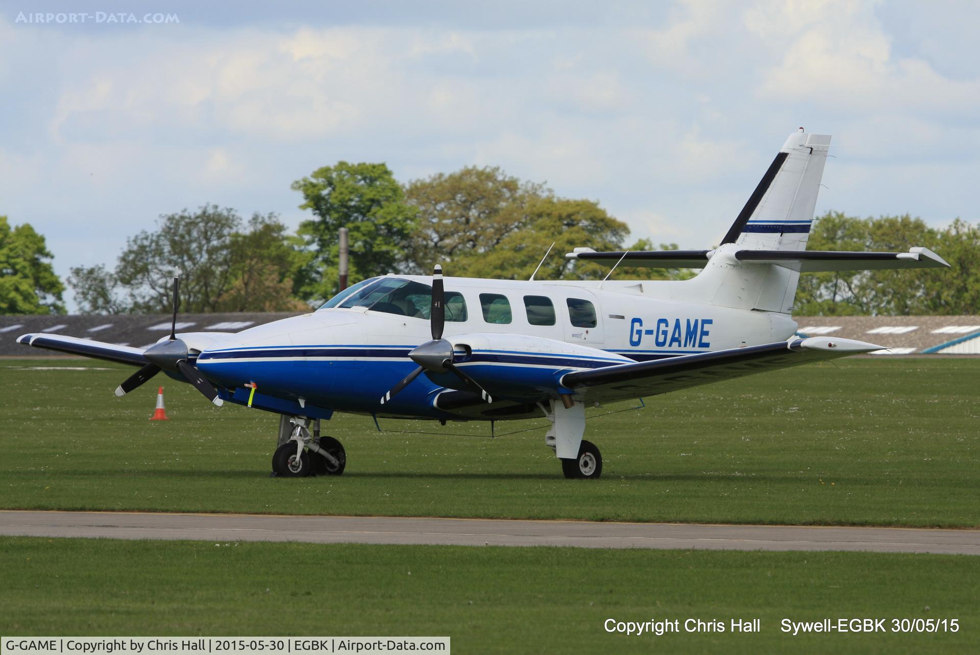 G-GAME, 1982 Cessna T303 Crusader C/N T303-00098, at Aeroexpo 2015