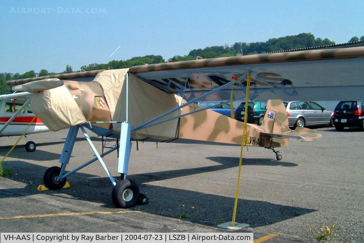 VH-AAS, 2001 Storch Aviation Australia Pty Ltd SS-MK4 C/N SS4-088, Slepcev Storch SS4 [SS4-088] Bern Belp~HB 23/07/2004