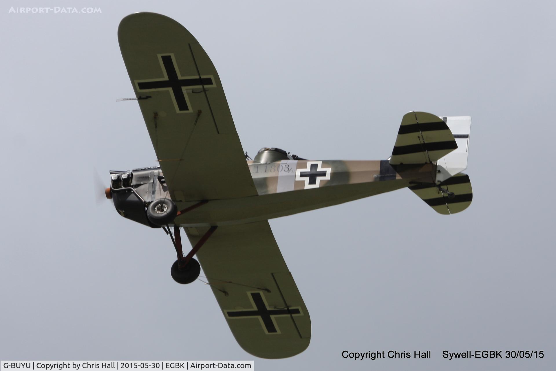 G-BUYU, 1995 Bowers Fly Baby 1A C/N PFA 016-12222, at Aeroexpo 2015