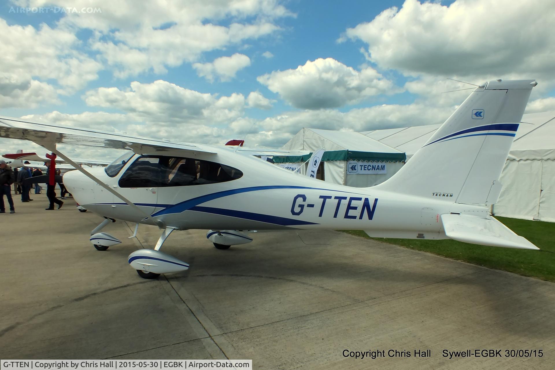 G-TTEN, 2014 Tecnam P-2010 C/N 008, at Aeroexpo 2015