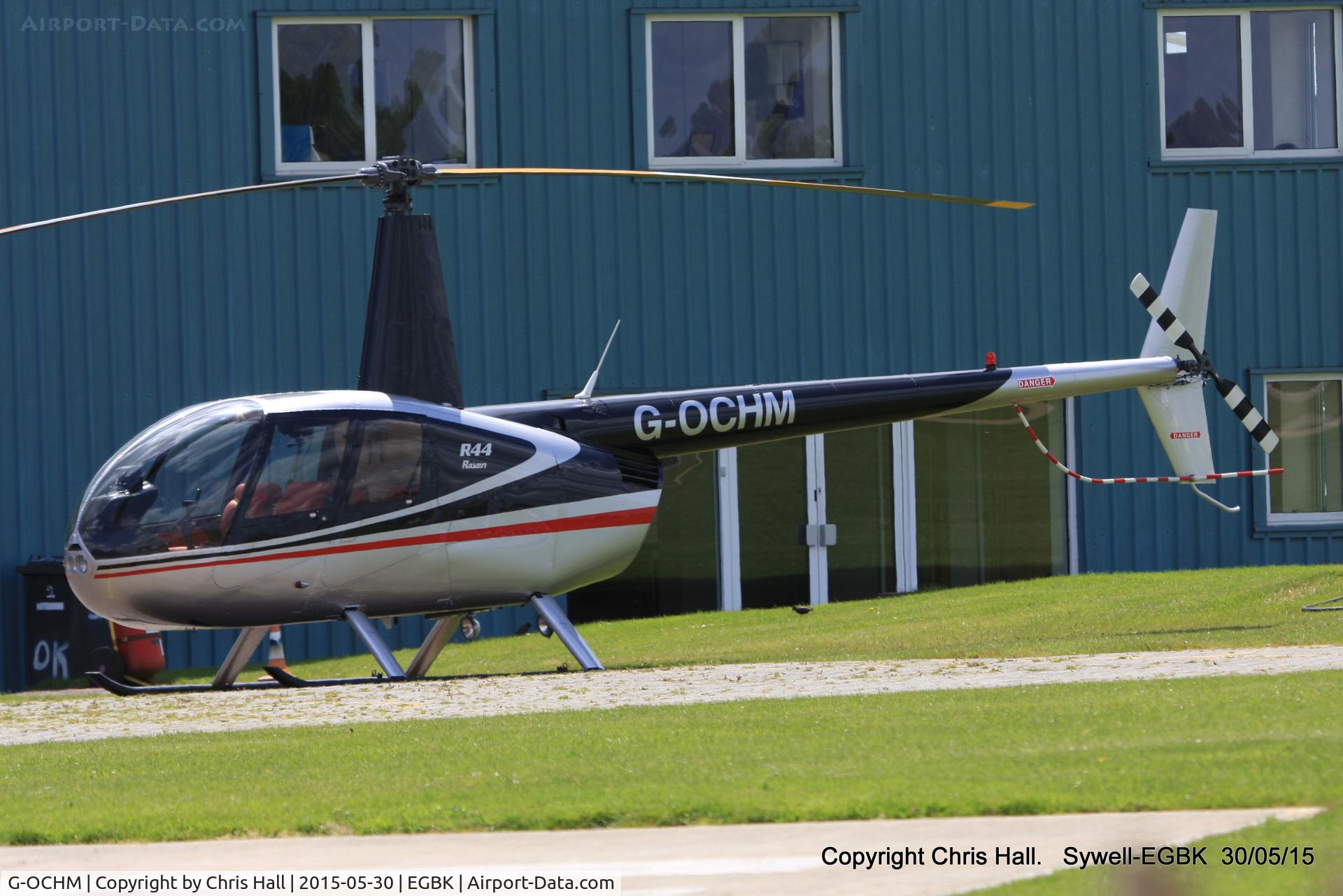 G-OCHM, 2001 Robinson R44 Raven C/N 1055, at Aeroexpo 2015