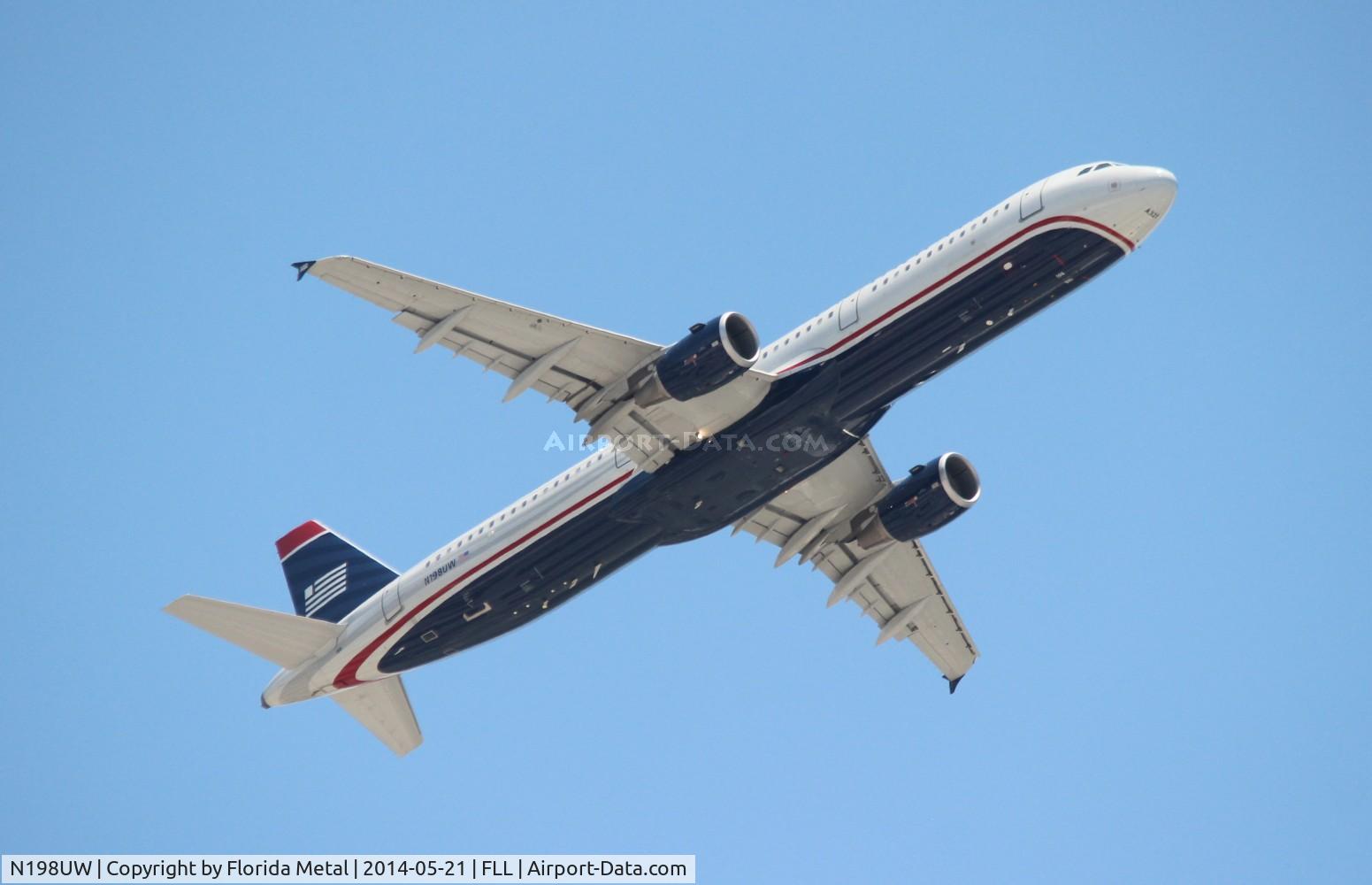 N198UW, 2013 Airbus A321-211 C/N 5444, US Airways