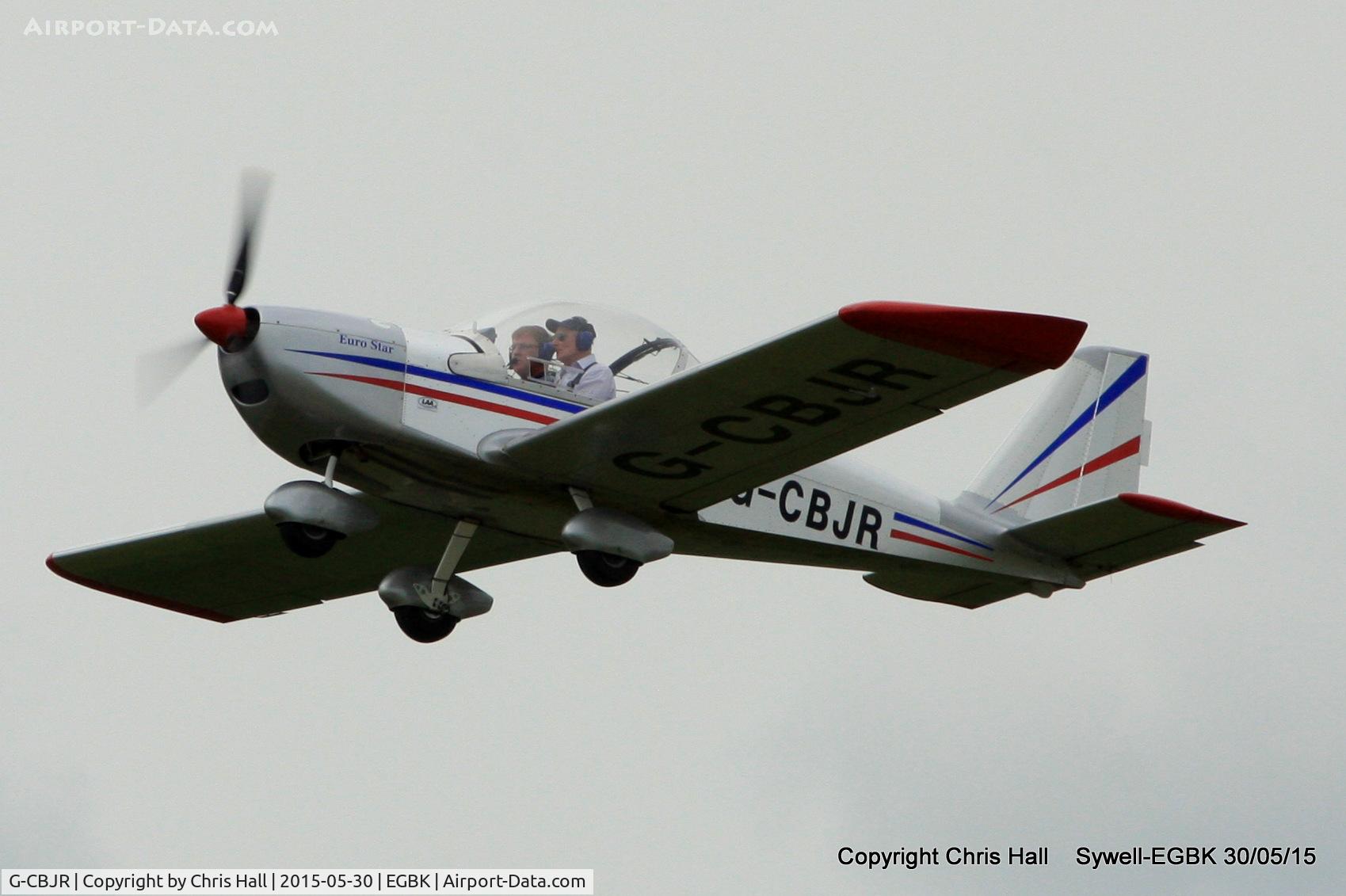 G-CBJR, 2002 Evektor-Aerotechnik EV-97 Eurostar C/N PFA 315-13845, at Aeroexpo 2015
