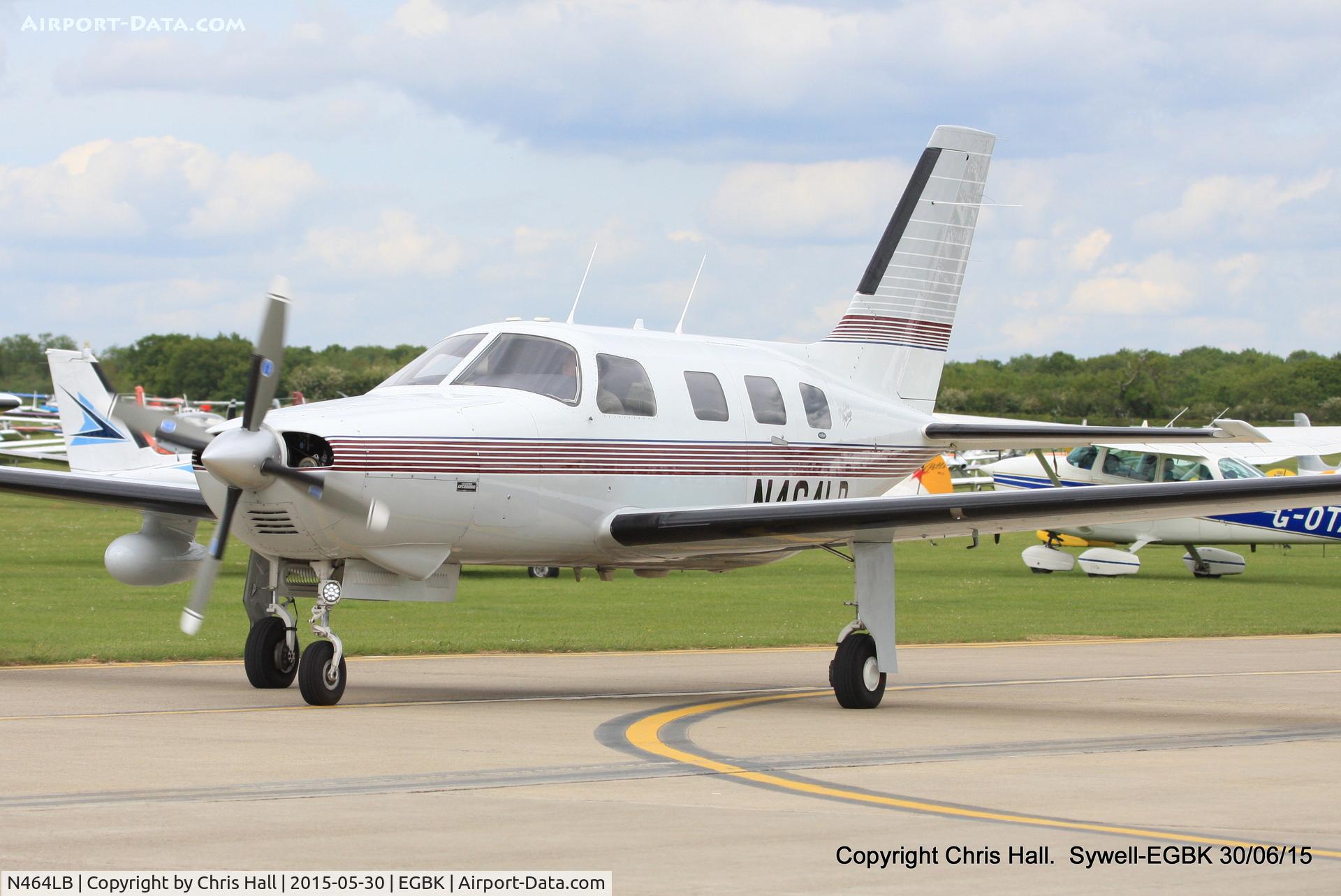 N464LB, 1993 Piper PA-46-350P Malibu Mirage C/N 4622139, at Aeroexpo 2015